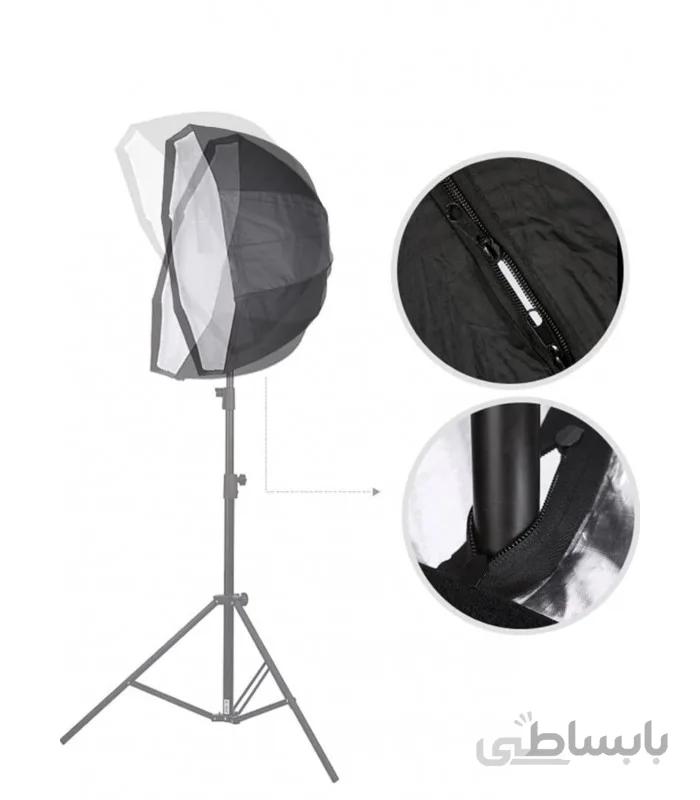 اکتاباکس پرتابل گودکس زنبوری Godox 120 cm octabox with grid