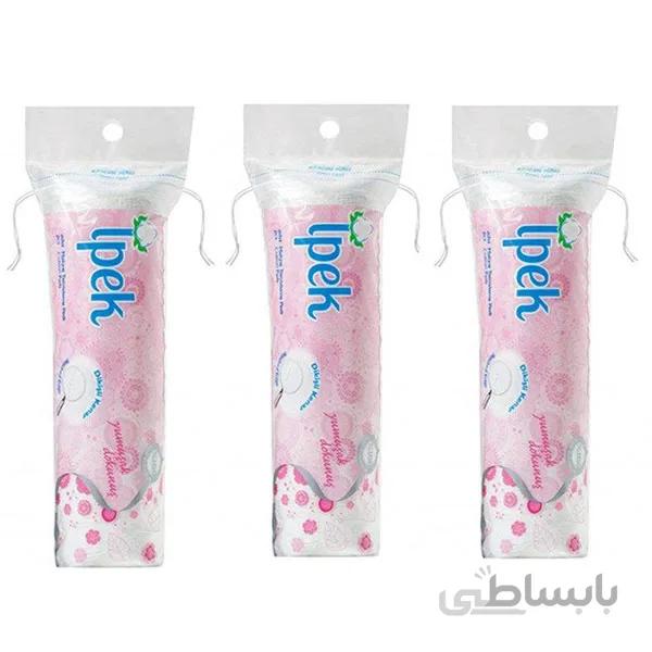 پد پاک کننده آرایش صورت ایپک مدل 01 بسته 70 عددی مجموعه 3 عددی