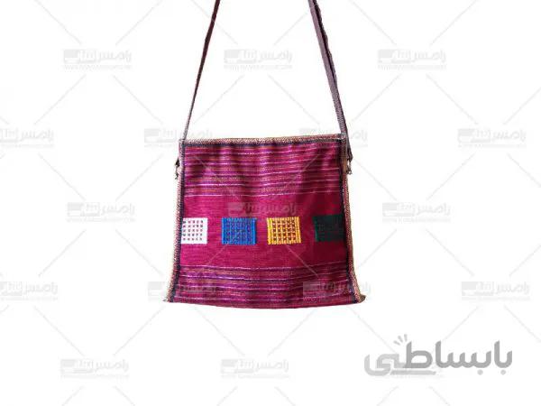 کیف گلدانی بزرگ طرح چادر شب کد 1101893