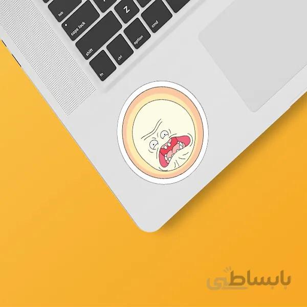 استیکر لپ تاپ طرح Rick&Morty کد ۲۶