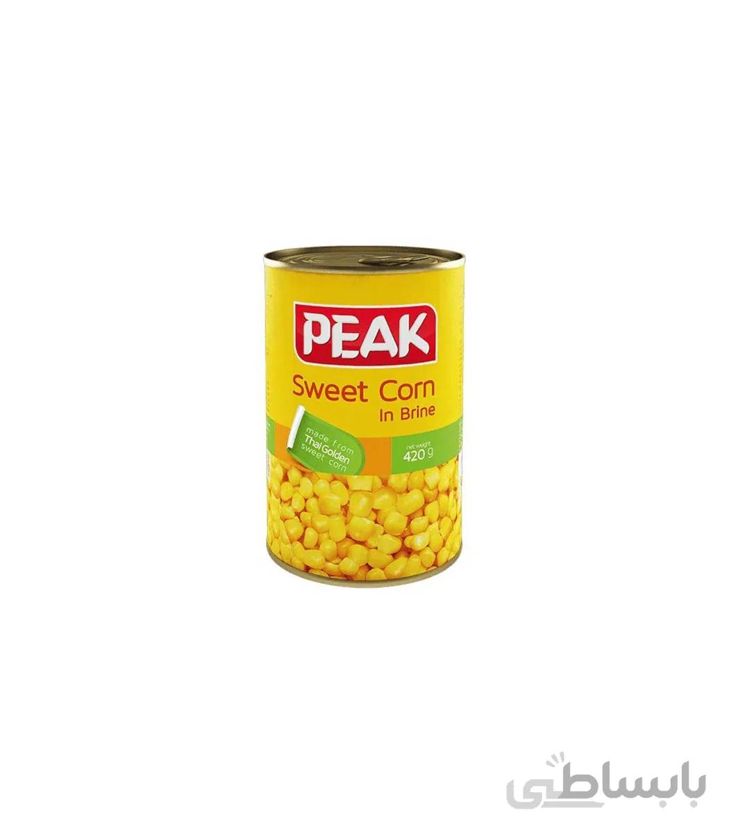 کنسرو ذرت 420 گرمی - پیک peak