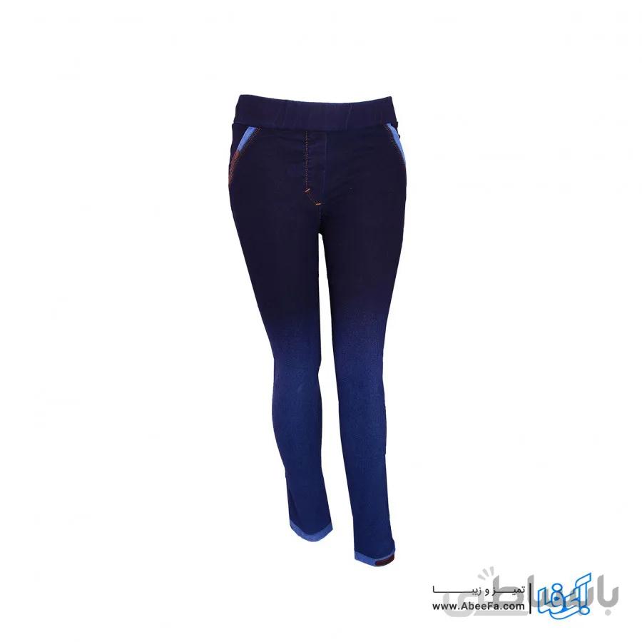 شلوار جین زنانه مدل NJ-MB82040-TLI-AB.S رنگ آبی
