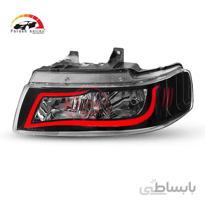 چراغ جلو سمند طرح آکورد قرمز
