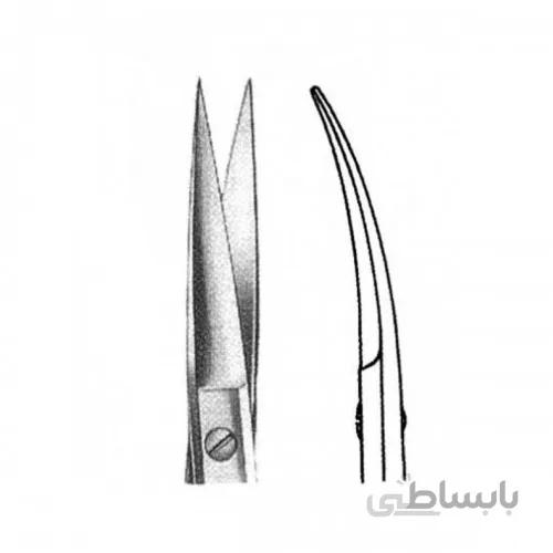 قیچی اریس سر کج 11.5cm
