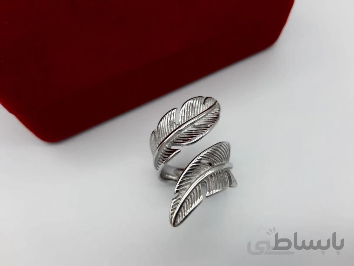 انگشتر طرح برگ خاص