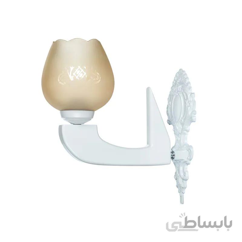 چراغ دیواری تک شعله چشمه نور مدل G624/1W-WT