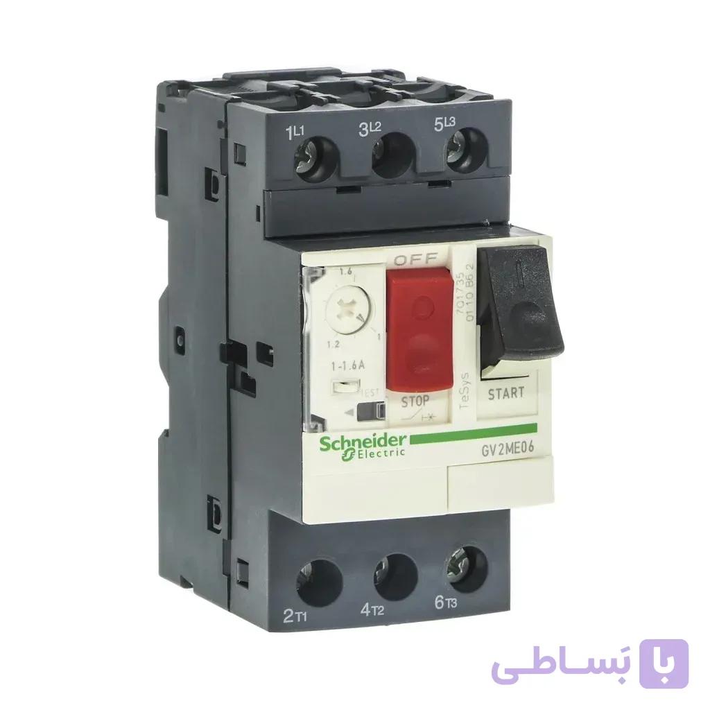 کلید حرارتی مغناطیسی اشنایدر الکتریک 1 تا 1.6 آمپر