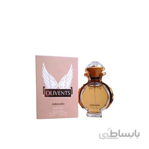 عطر ادکلن زنانه پاکو رابان المپیا جانوین اولیونتس (Johnwin Paco Rabanne Olympea) حجم 25 میل ا Johnwin Olivents 25m