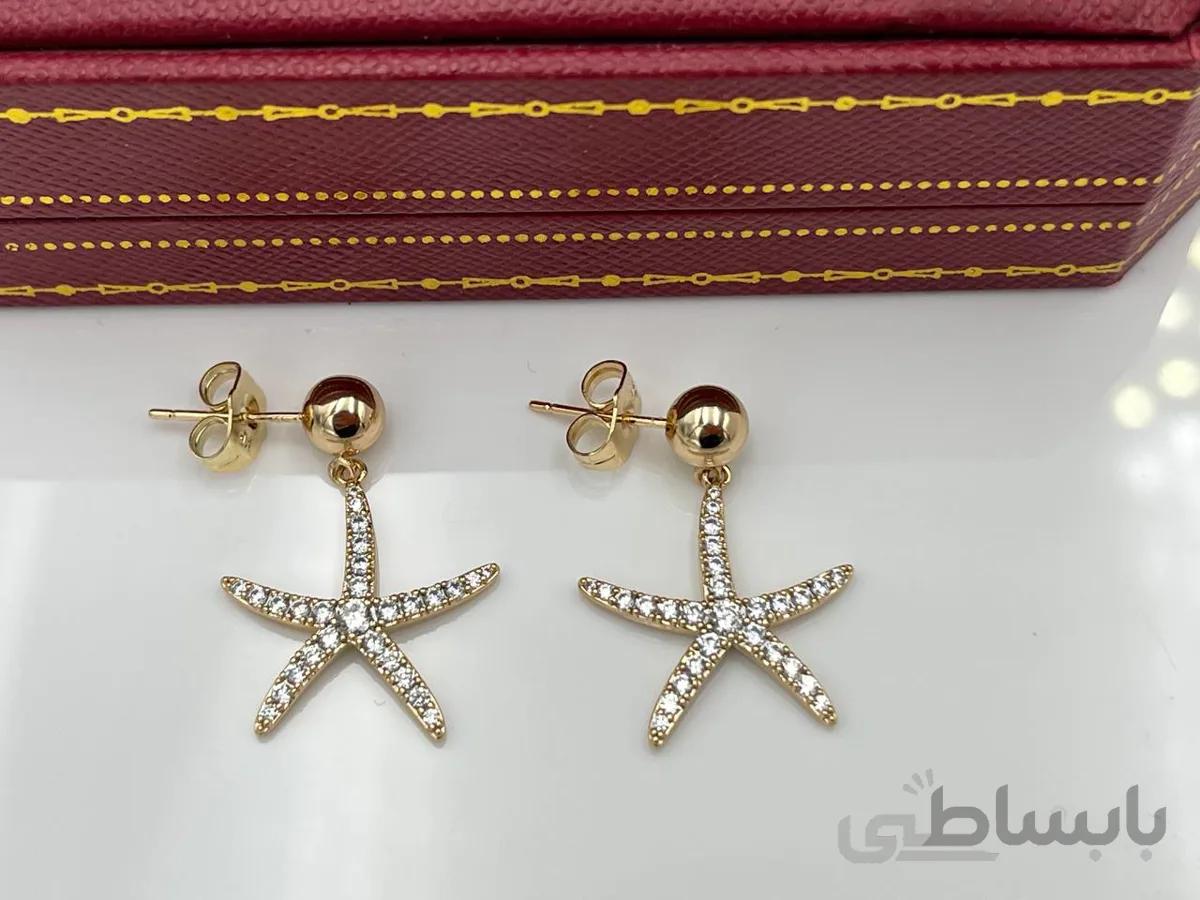 گوشواره ستاره دریایی ژوپینگ