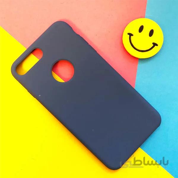 قاب سیلیکونی آیفون مدل 7 plus سرمه ای