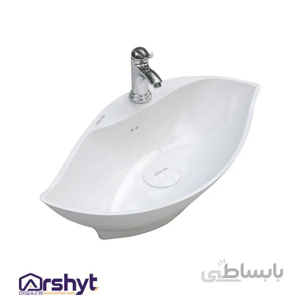 روشویی روکابینتی فلوریا چینی کرد ا Floria Counter Basin