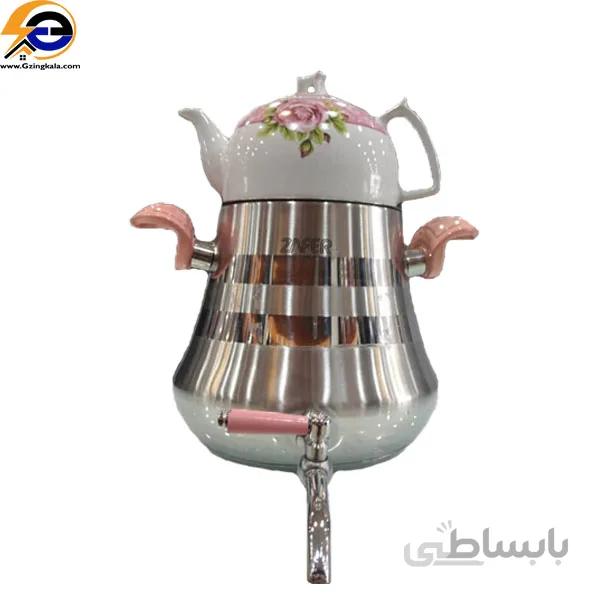 ست کتری و قوری روگازی ظافر مدل ۵۰۶ ا Set of kettles and teapots Rogazi model 506