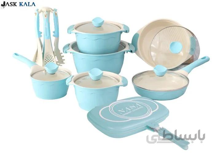 سرویس قابلمه ناسا الکتریک مدل NS-6042B بدون ماهی تابه دو طرفه رژیمی