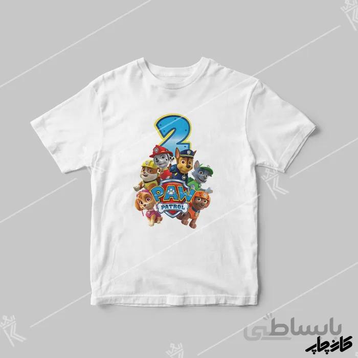 تیشرت تم تولد پاوپاترول سگ های نگهبان