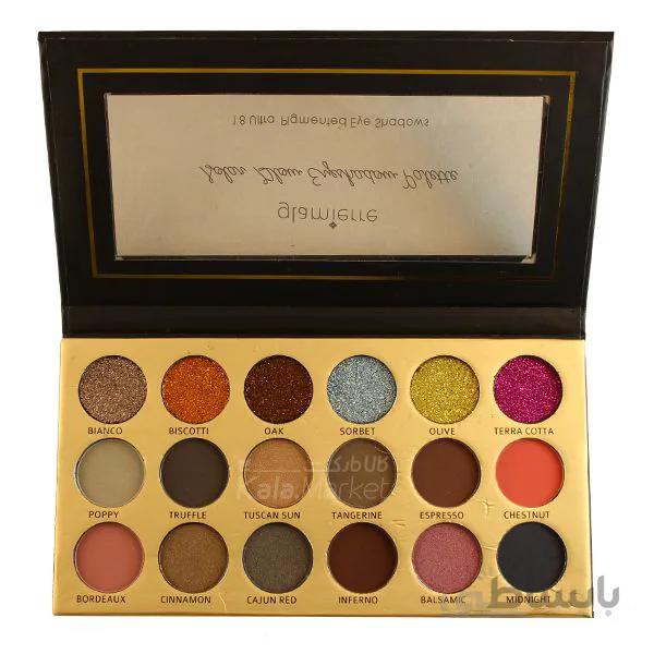پالت سایه شاین و مات و اکلیل گلامیر (Glamierre Solar Glow Eyeshadow Palette)