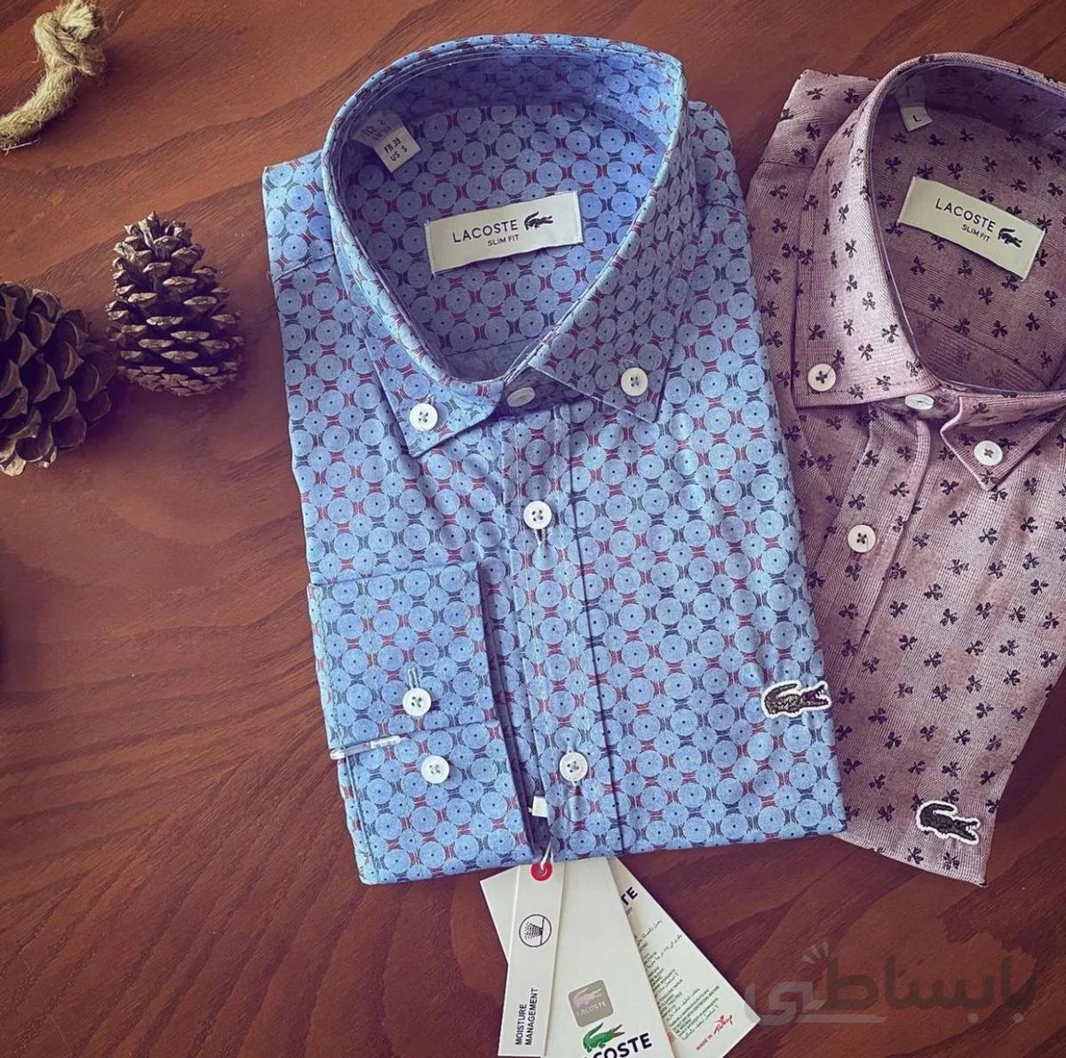 پیراهن مردانه lacoste  مدل blue