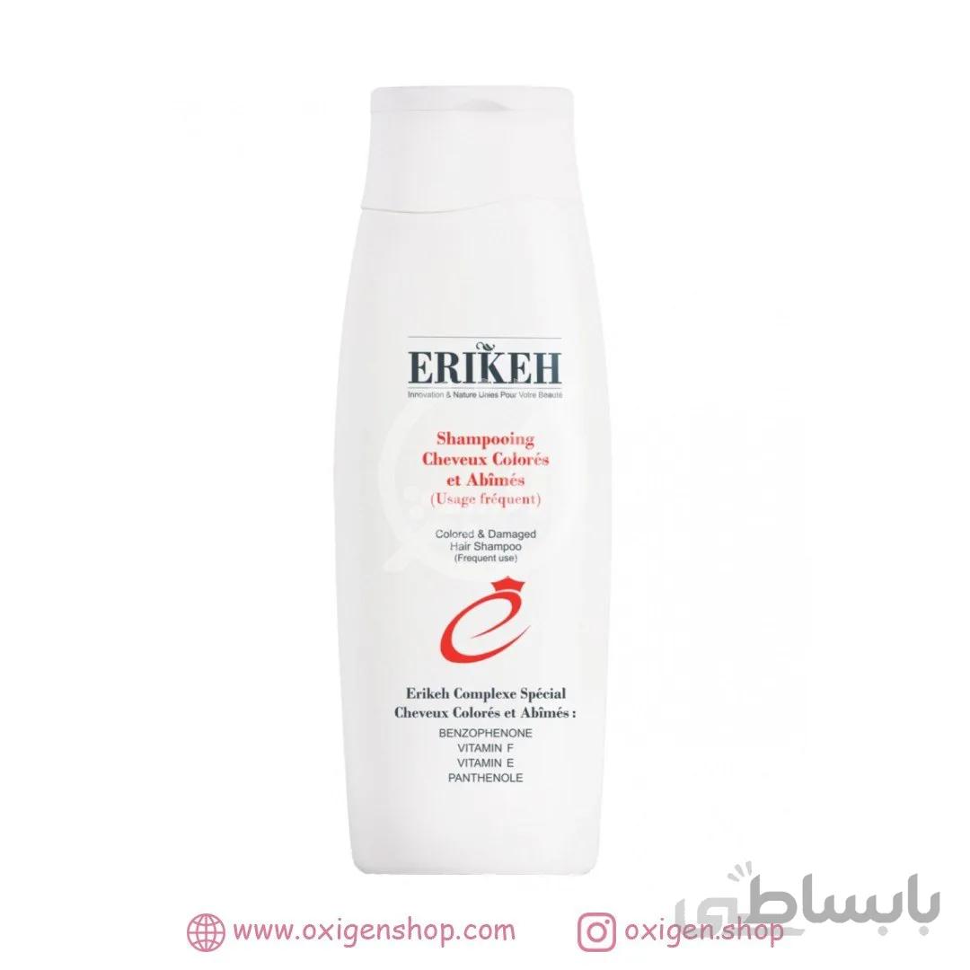 شامپو مخصوص موهای رنگ شده و آسیب دیده اریکه ا Erikeh colored & damaged hair shampoo کد 303409