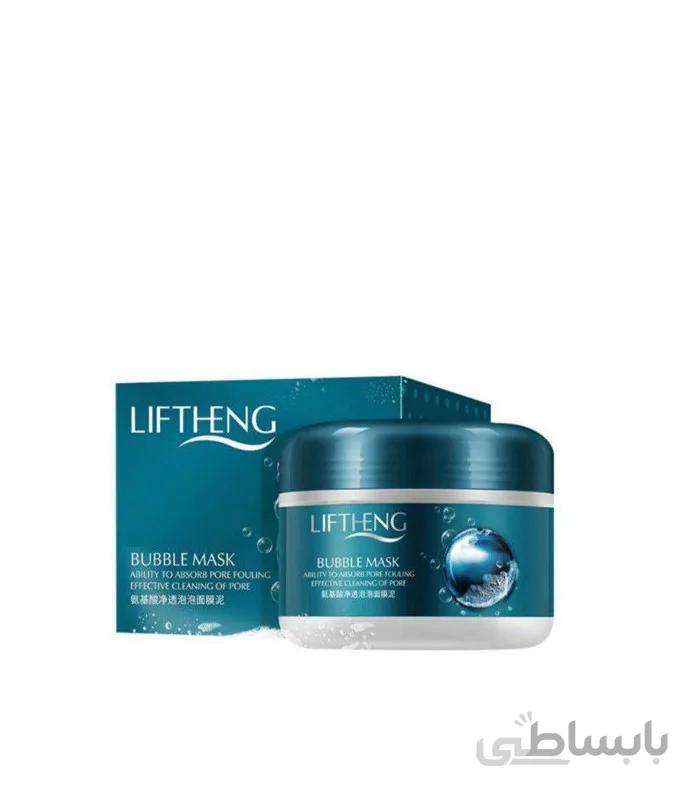 ماسک صورت حبابی آمینو اسید و خاک رس لیفتنگ حجم 100 گرم ا Liftheng Amino Acid Bubble Clay Facial Mask 100 g