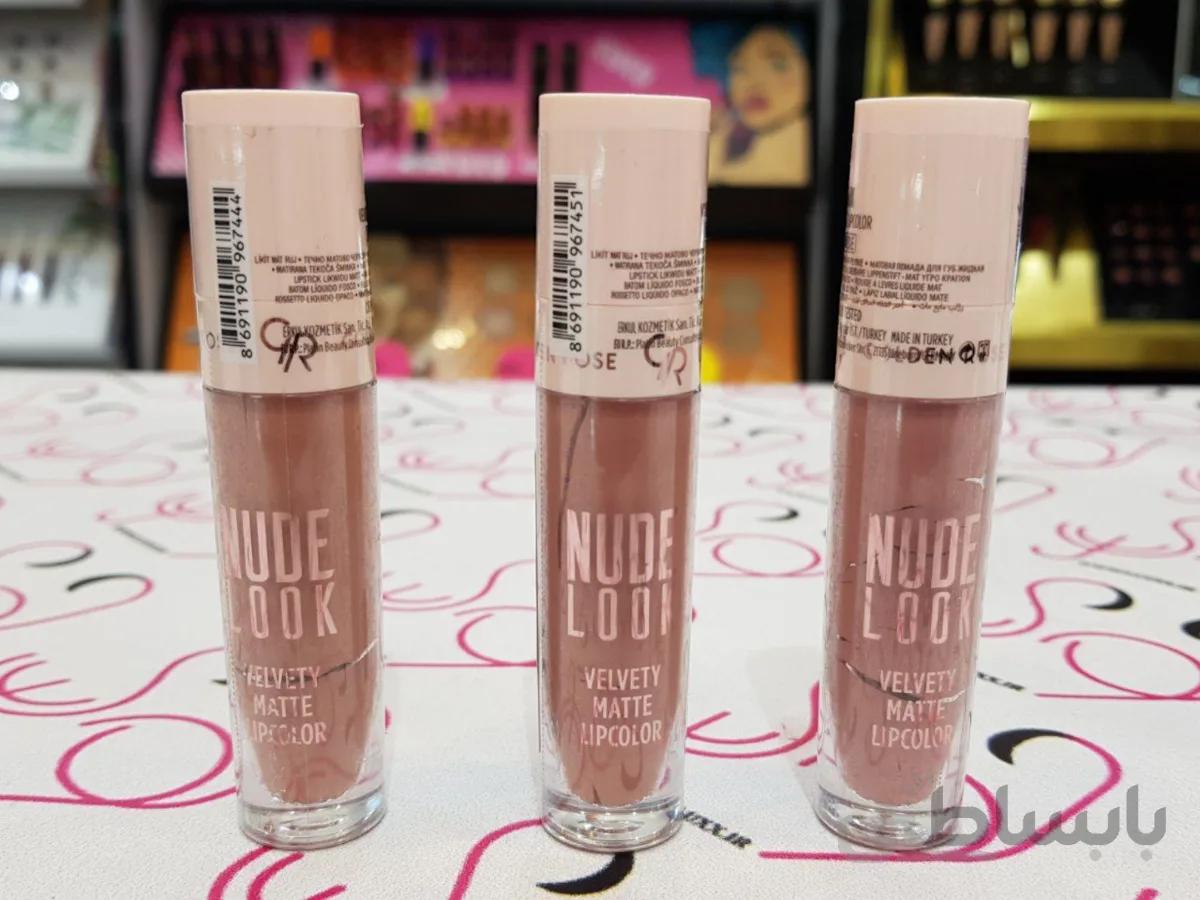 رژ لب مایع گلدن رز GOLDEN ROSE مدل نود لوک nude look