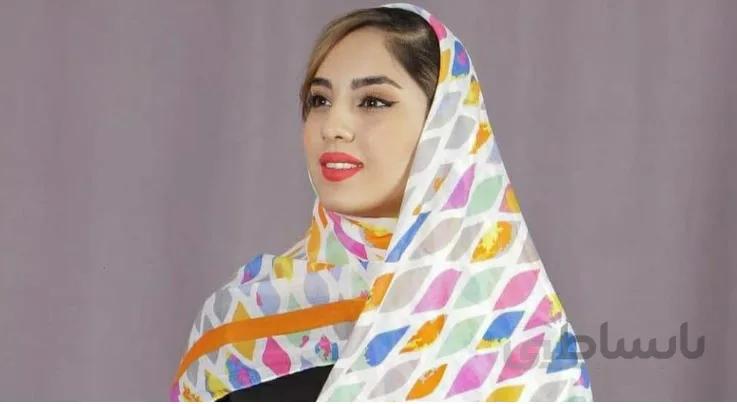 روسری نخی بنفش