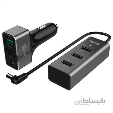 شارژر فندکی 5 پورت یونیتک مدل Y-P530A