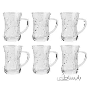 استکان ایرنا مدل گرس بید بسته 6 عددی