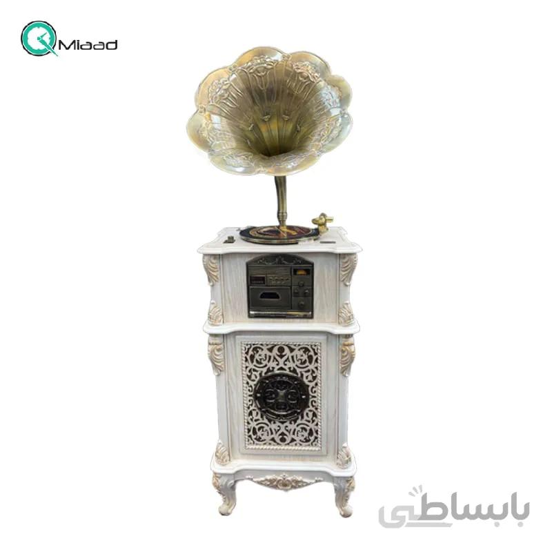 گرامافون مبله والتر مدل 3512 سفید استخوانی