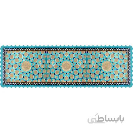 رانر مخمل کاشی فیروزه شمس