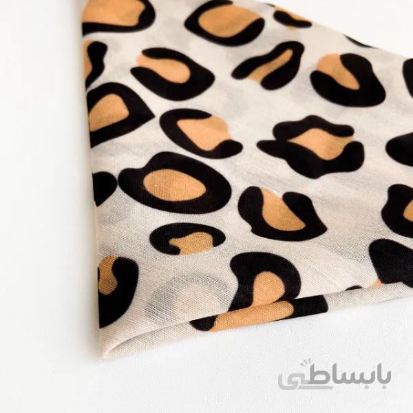 مینی اسکارف پلنگی قهوه ای