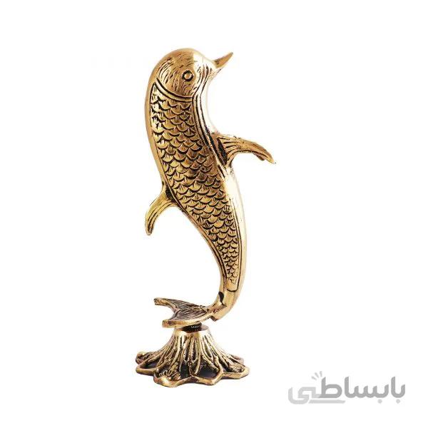 مجسمه دکوری برنزی طرح دلفین