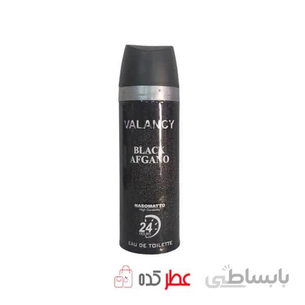 اسپری والنسی رایحه بلک افغانو 200 میل