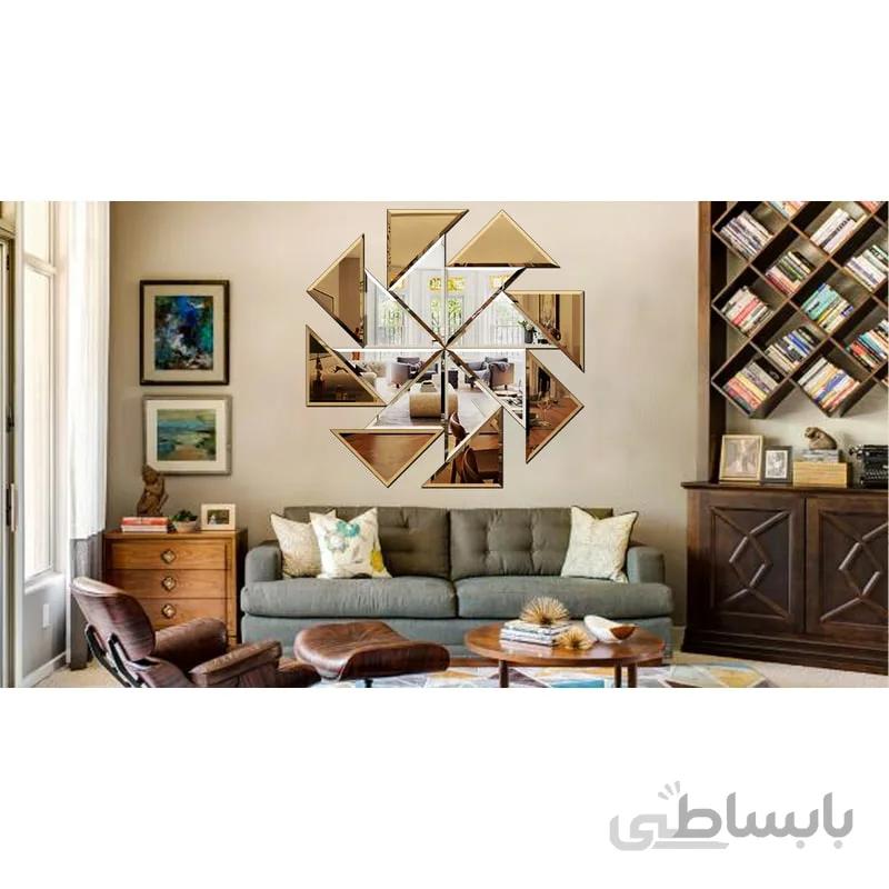آینه دکوراتیو تجسم مدل SUN