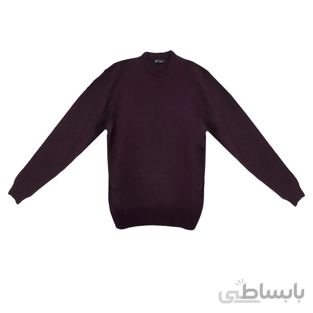 بافت یقه گرد مردانه کد 601261