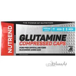 کپسول گلوتامین کامپرسد کپس ناترند ا Glutamine Compressed Caps Nutrend
