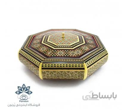 شکلات خوری چوبی خاتمکاری شده