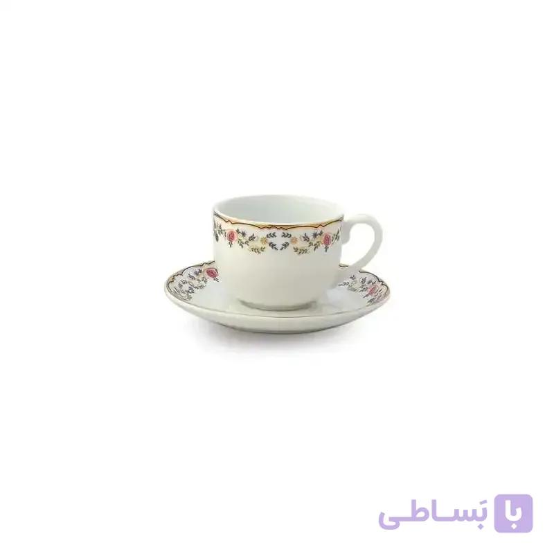 چینی زرین سرویس 12 پارچه چای خوری ایتالیا اف گلستان