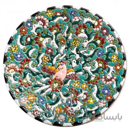 بشقاب مینا کاری 17 سانتی متر کد 8508442