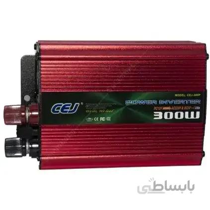 اینورتر (مبدل برق ) خودرو 300 وات مدل CEJ