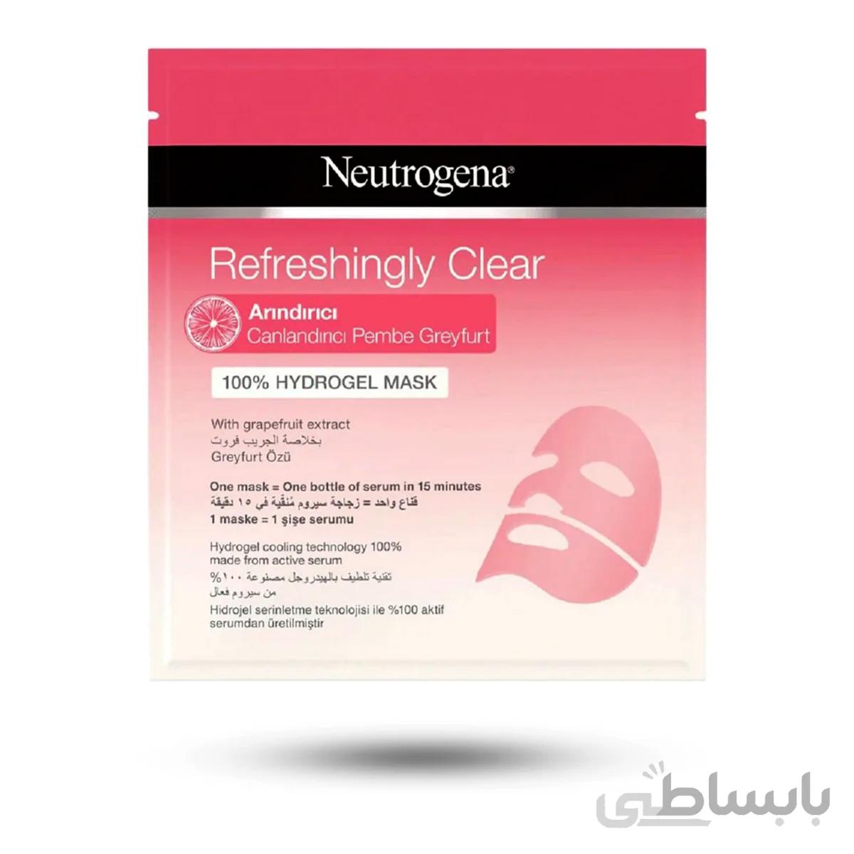 ماسک صورت ورقه ای نوتروژینا مدلRefreshingly Clear