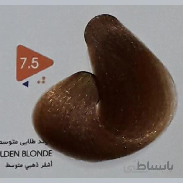 رنگ مو ویتامول Vitamol بلوند طلایی متوسط شماره 7/5 طلایی حجم 120 میل