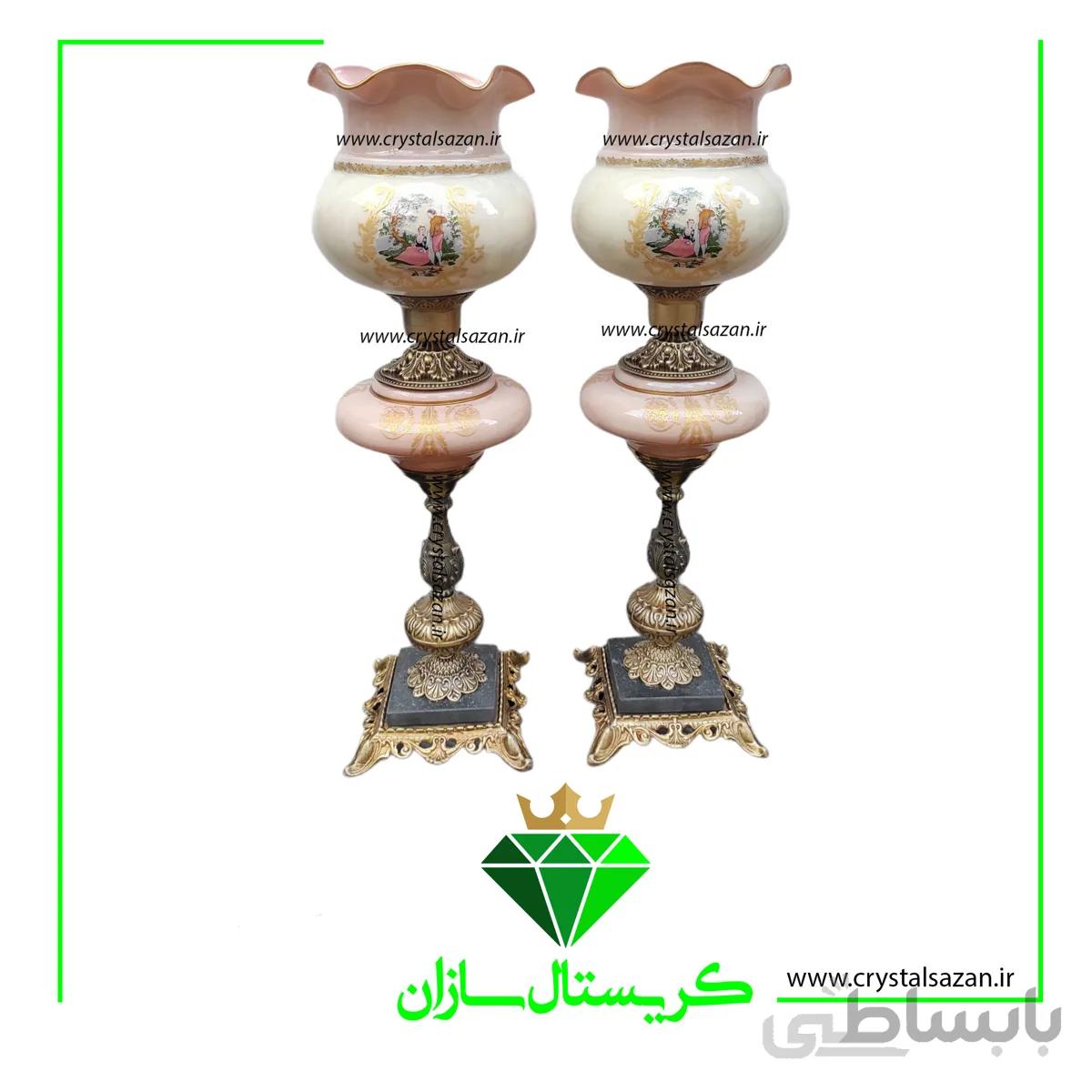 چراغ نفتدان کریستال سازان مدل دنس کد N1262
