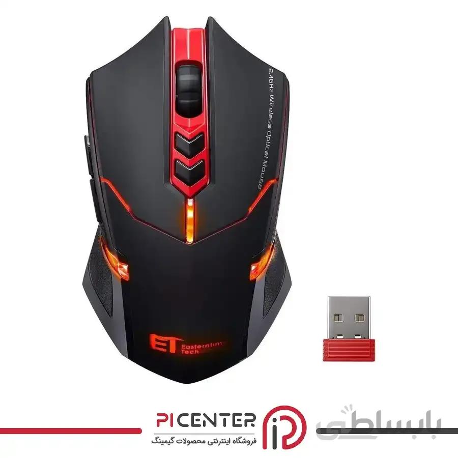 موس گیمینگ وایرلس AccLoo Wireless Mouse, 2.4G USB Bluetooth