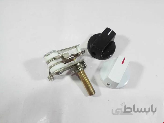 ترموستات سماور برقی (همراه دو ولوم سیاه و سفید.درجه یک)