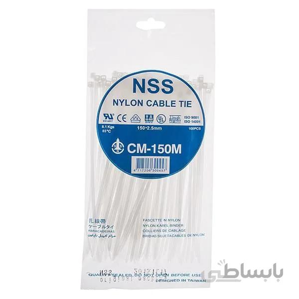 بست کمربندی NSS مدل CM-150M سایز 15سانتی متری-بسته 100 عددی