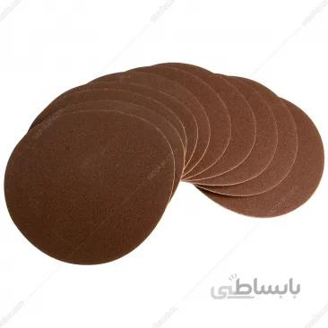 پک 10 عددی کاغذ سنباده گرد شپخ قطر 150 میلی متر مش 180مدل 88000220 مناسب برای مدل های BTS800 / BTS900 ا Scheppach 88000220 circular sandpaper grit 180 of 10
