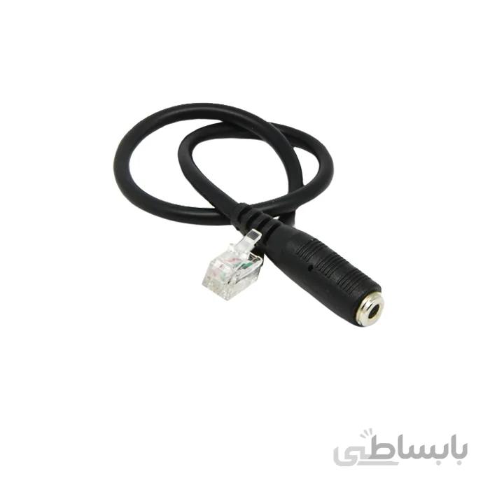 تبدیل سوکت تلفن به هدست تسکو مدل TSCO-TCRA1401