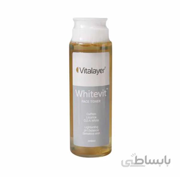 تونر ویتامین سی حجم 200میل ویتالیر ا Vitalayer Vitamin C Face Toner 30ml