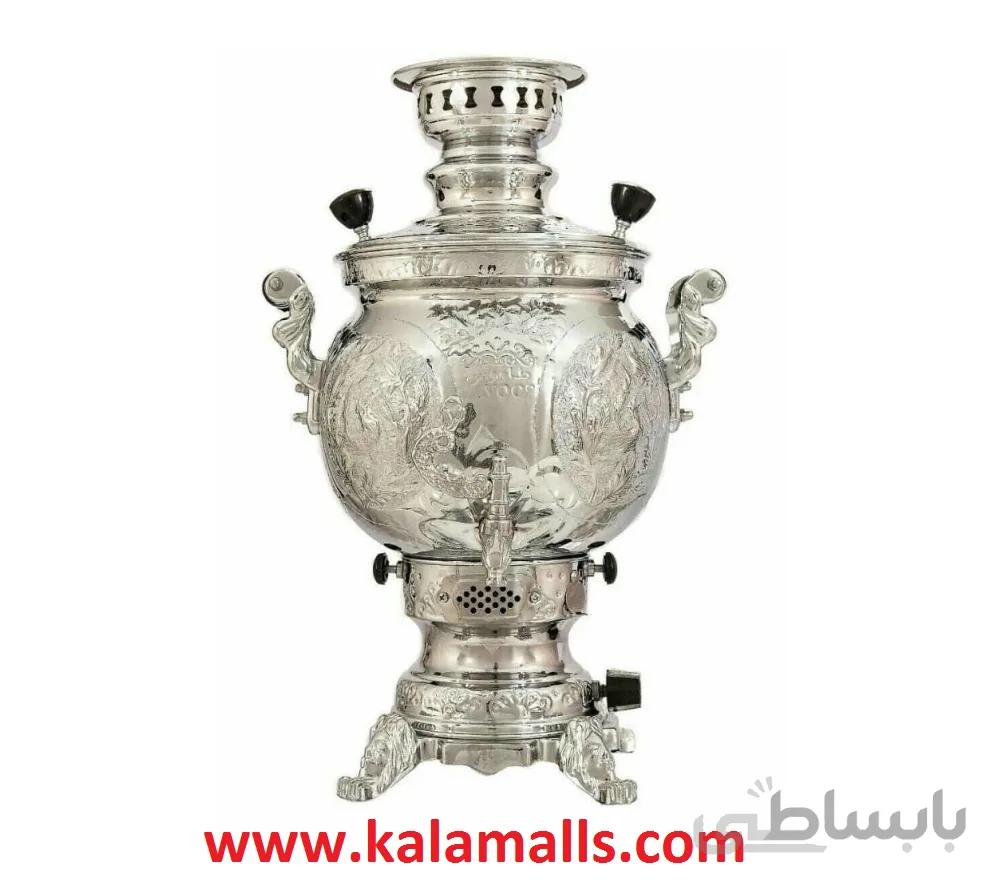 سماور گازی طاووس قلم کاری 4-117