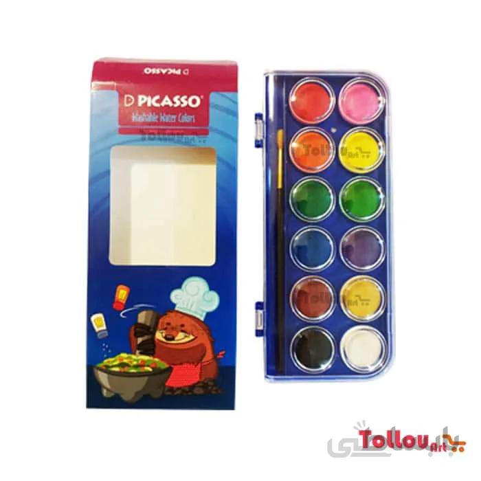 آبرنگ 12 رنگ پیکاسو Picasso watercolor