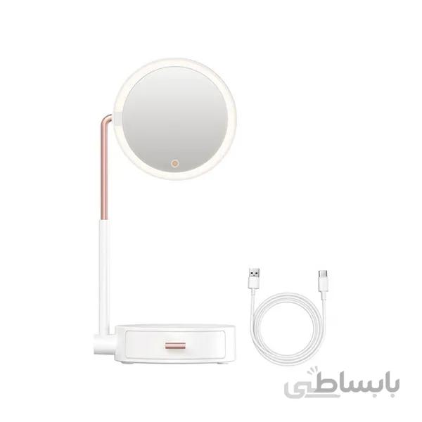 آینه آرایشی رومیزی بیسوس Baseus Smart Beauty Series Lighted Makeup Mirror with Storage Box DGZM-02